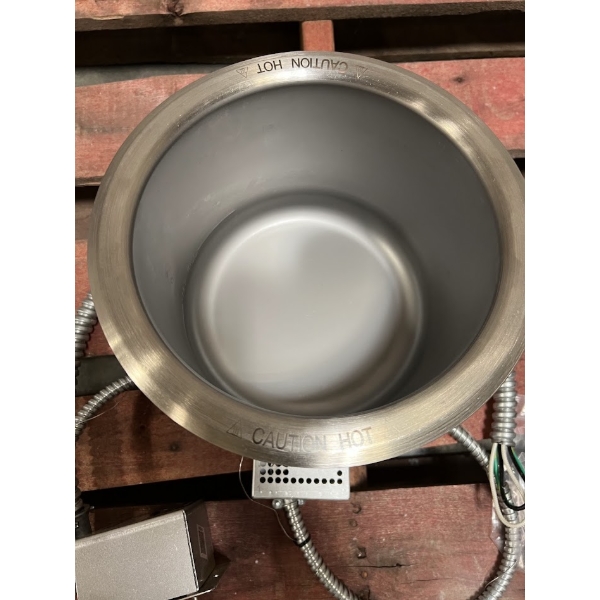Scratch and Dent Hatco HWB-7QT 7 Qt. Single Drop-In Round Heated Soup Well - 120V