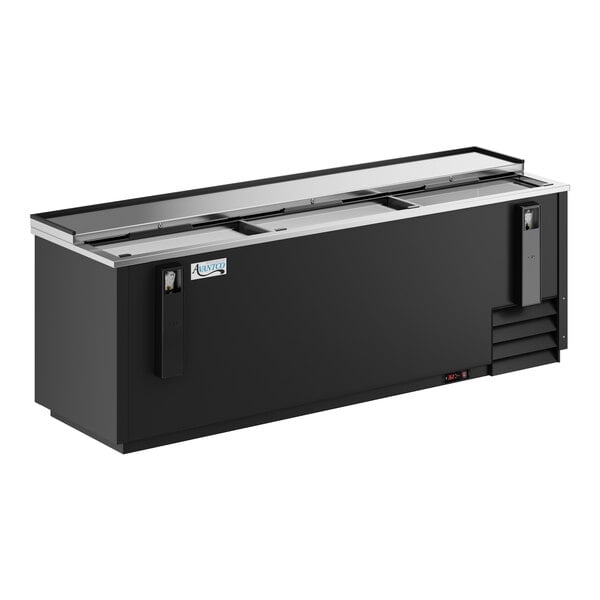 Scratch and Dent Avantco HBB-95-HC 95" Black Horizontal Bottle Cooler