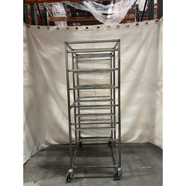 Scratch and Dent Channel 512LS Stainless Steel Lug Rack - 12 Lug Capacity