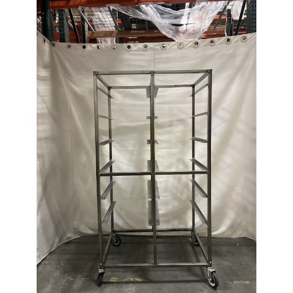 Scratch and Dent Channel 512LS Stainless Steel Lug Rack - 12 Lug Capacity