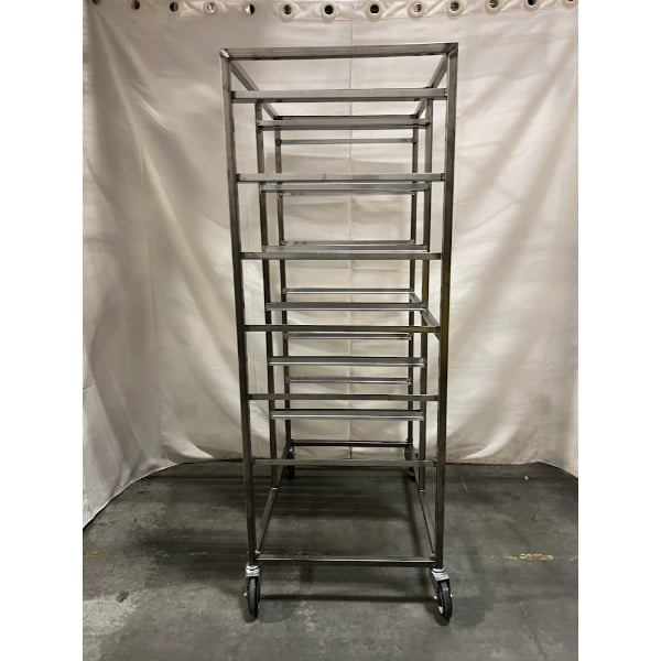 Scratch and Dent Channel 512LS Stainless Steel Lug Rack - 12 Lug Capacity