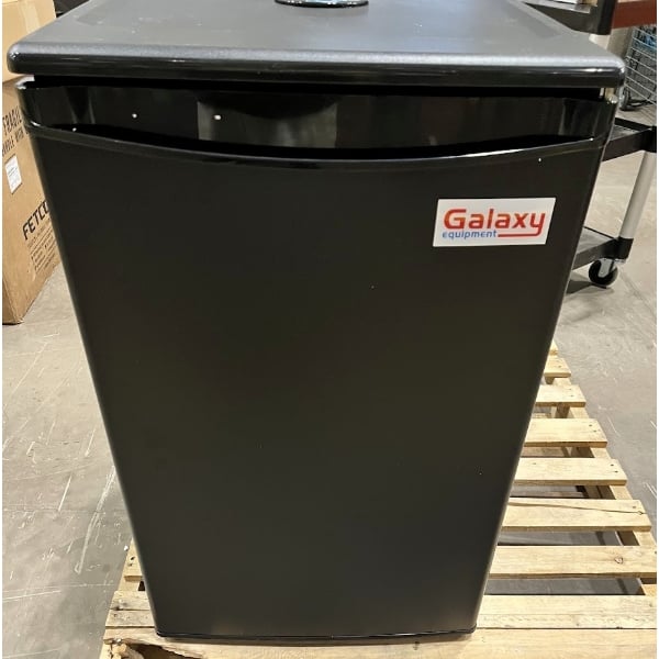 Scratch and Dent Galaxy Single Tap Kegerator Beer Dispenser - Black, (1) 1/2 Keg Capacity