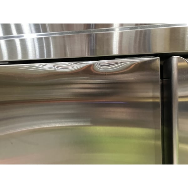 Scratch and Dent Avantco SS-3F-HC 81 5/16" Stainless Steel Solid Door Reach-In Freezer