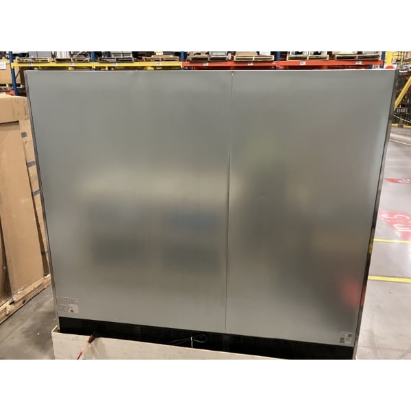 Scratch and Dent Avantco SS-3F-HC 81 5/16" Stainless Steel Solid Door Reach-In Freezer