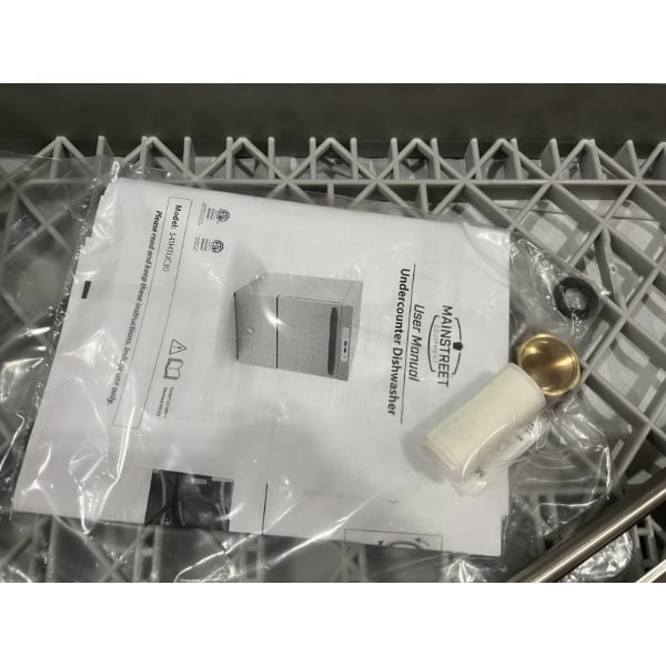 Scratch and Dent MainStreet Equipment HTUC High-Temperature Undercounter Dishwasher - 208V/240V, 1 Phase