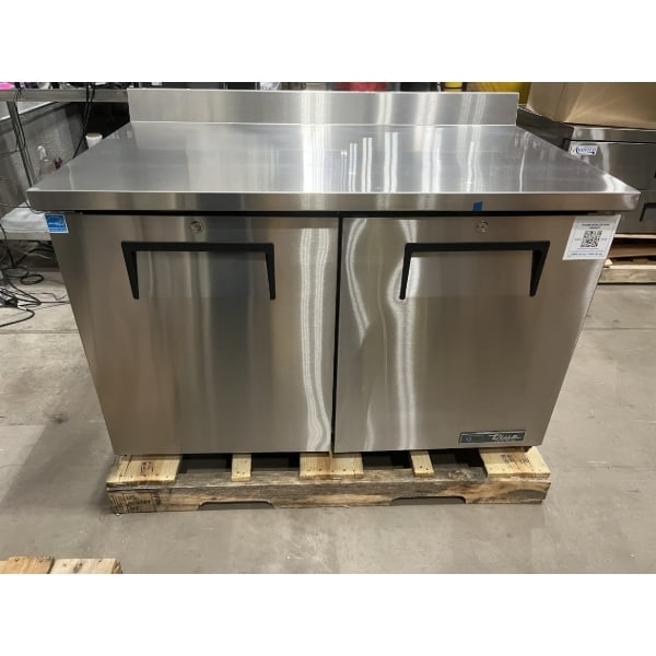 Scratch and Dent True TWT-48-HC 48 3/8" Worktop Refrigerator with 3 9/16" Backsplash