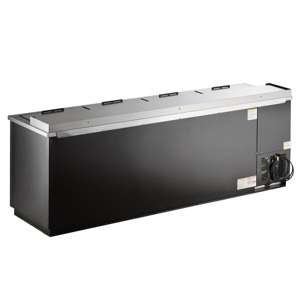 Scratch and Dent Beverage-Air DW94HC-B 95" Black Deep Well Bottle Cooler