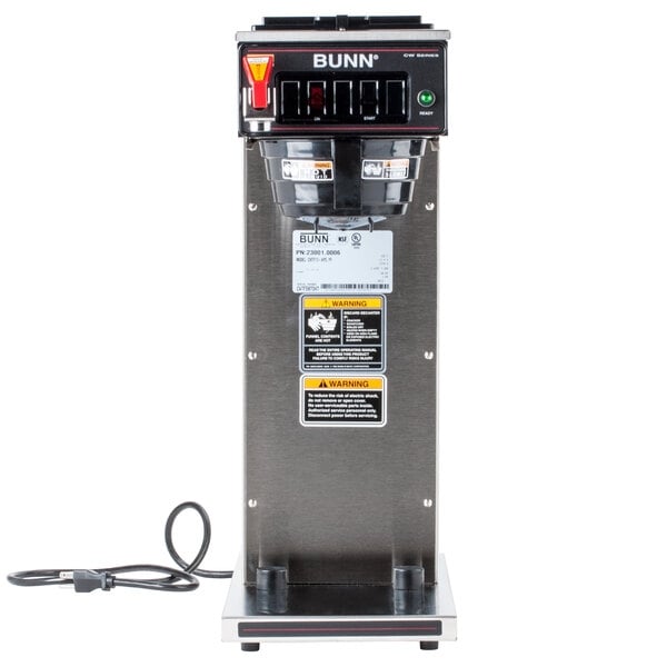 Scratch and Dent Bunn 23001.0006 CWTF15-APS Automatic Airpot Coffee Brewer with Hot Water Faucet - 120V, 1,370W