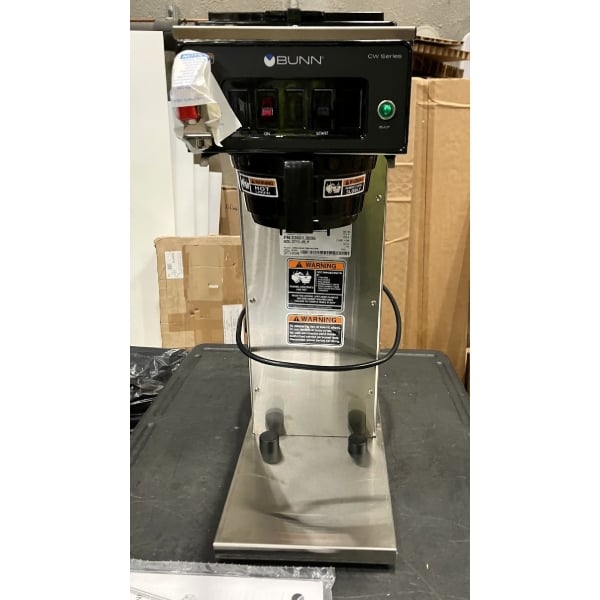 Scratch and Dent Bunn 23001.0006 CWTF15-APS Automatic Airpot Coffee Brewer with Hot Water Faucet - 120V, 1,370W