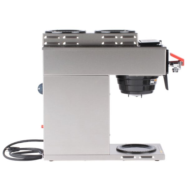 Scratch and Dent Bunn 12950.0213 CWTF15-3 Automatic 12 Cup Coffee Brewer with 2 Upper Warmers, 1 Lower Warmer, and Plastic Funnel - 120V