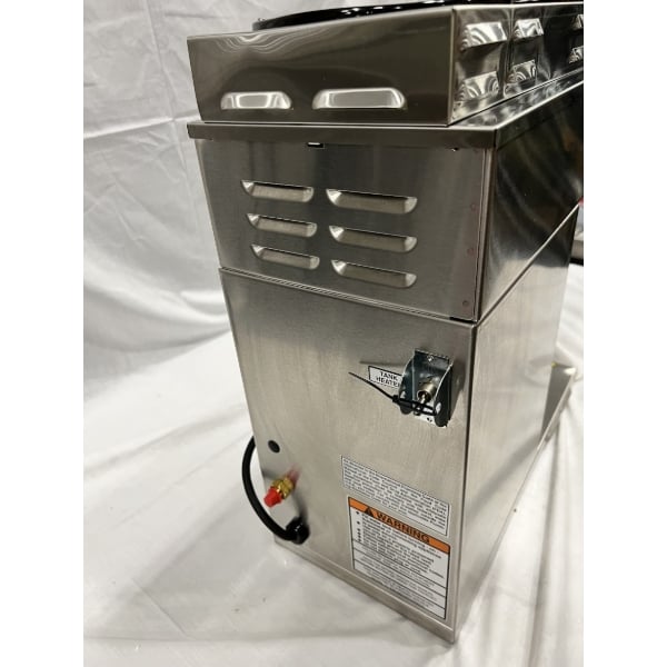 Scratch and Dent Bunn 12950.0213 CWTF15-3 Automatic 12 Cup Coffee Brewer with 2 Upper Warmers, 1 Lower Warmer, and Plastic Funnel - 120V