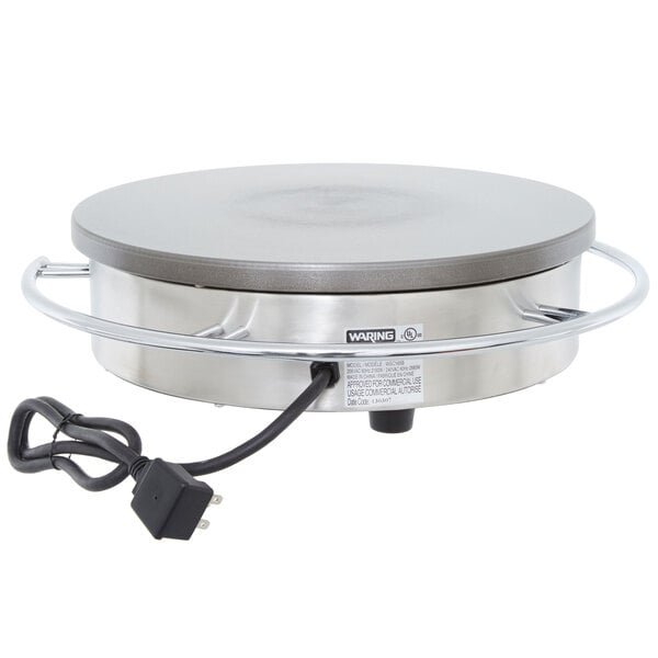 Scratch and Dent Waring WSC165BX 16" Round Crepe Maker - 208/240V, 2170/2880W