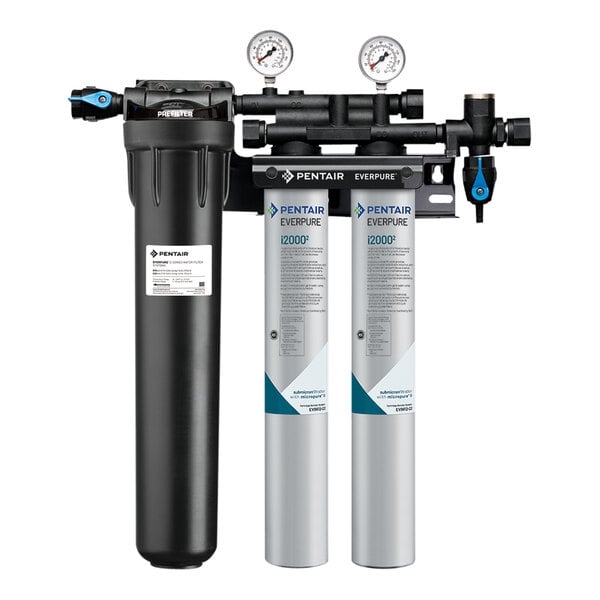 Scratch and Dent Everpure EV9324-22 Insurice Twin PF-i20002 Water Filtration System with Pre-Filter - .5 Micron and 3.34 GPM