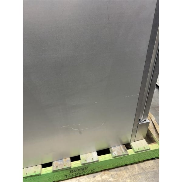 Scratch and Dent MainStreet Equipment CG1-N Single Deck Full Size Natural Gas Convection Oven with Legs - 54,000 BTU
