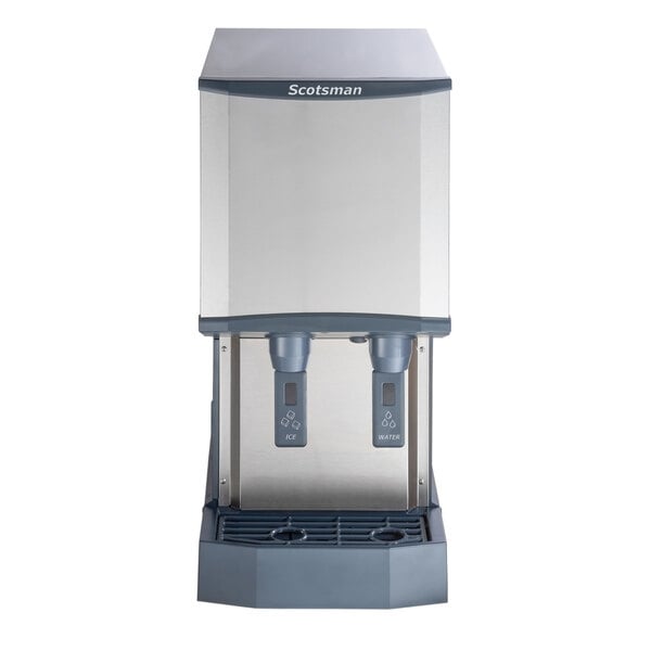 Scratch and Dent Scotsman HID312AX-1A Meridian® Air-Cooled Countertop Nugget Ice Machine and Water Dispenser with Hands-Free Dispensing with 12 lb. Storage Bin - 320 lb., 115V