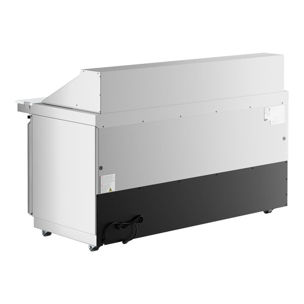 Scratch and Dent Avantco ZPT-71-FB-M-HC 71" 3 Door Front Breathing Mega Top Refrigerated Sandwich Prep Table