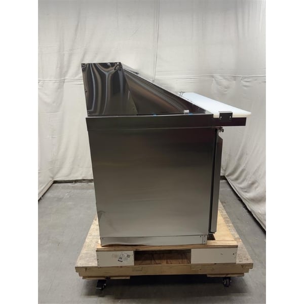 Scratch and Dent Avantco ZPT-71-FB-M-HC 71" 3 Door Front Breathing Mega Top Refrigerated Sandwich Prep Table