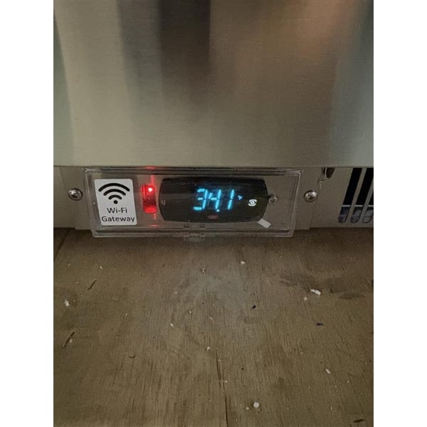 Scratch and Dent Avantco ZPT-71-FB-M-HC 71" 3 Door Front Breathing Mega Top Refrigerated Sandwich Prep Table