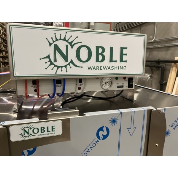 Scratch and Dent Noble Warewashing II Double Rack Low Temperature Dishwasher - 115V