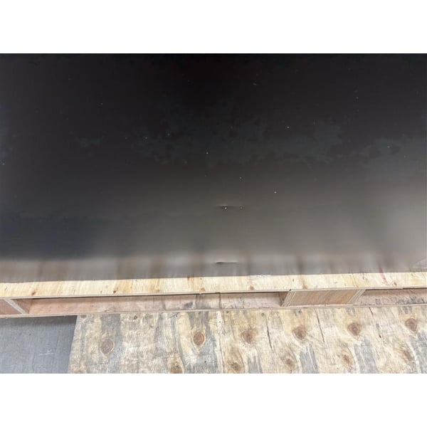Scratch and Dent Avantco UBB-72S-GT 73" Black Underbar Height Narrow Sliding Glass Door Back Bar Refrigerator with Galvanized Top and LED Lighting