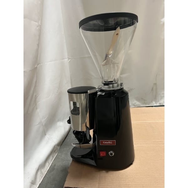 Scratch and Dent Estella Caffe ECEG26 2.65 lb. Espresso Grinder - 120V