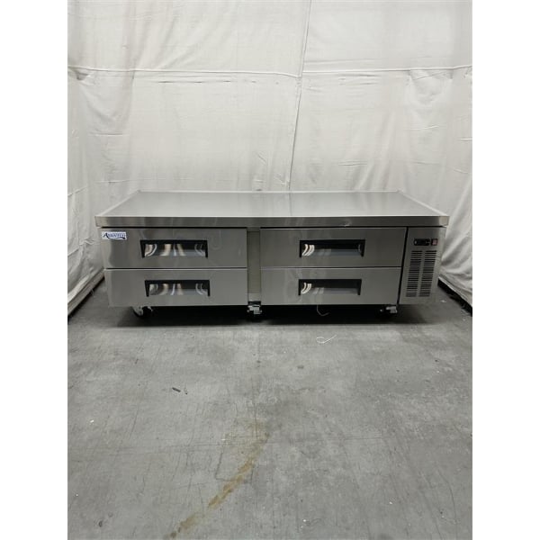 Scratch and Dent Avantco CBE-72-HC 72" 4 Drawer Refrigerated Chef Base