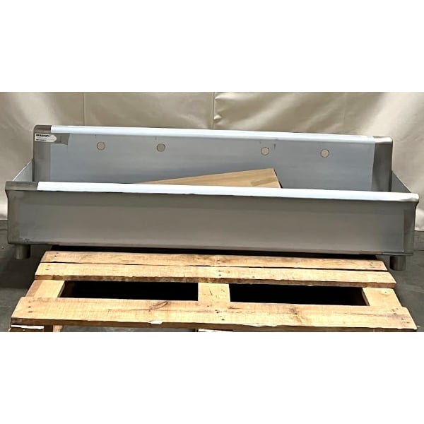 Scratch and Dent Regency 48" x 17 1/2" Hand Sink for (2) 8" Center Faucets