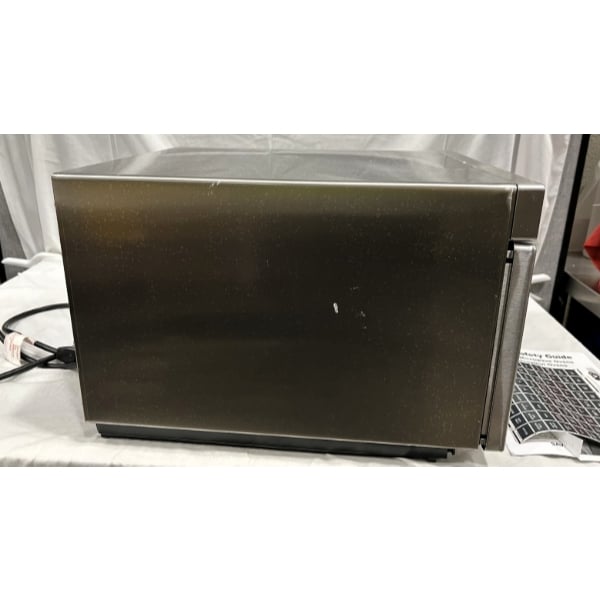 Scratch and Dent Amana HDC182 Heavy Duty Stainless Steel Commercial Microwave with Push Button Controls - 208/240V, 1800W
