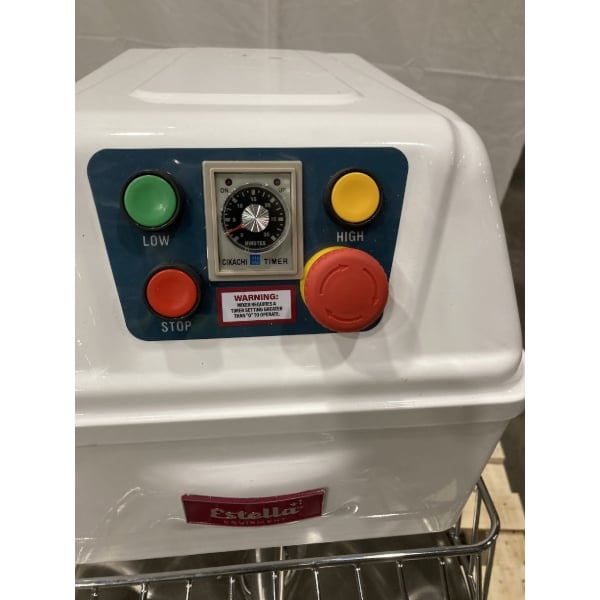 Scratch and Dent Estella SM20 20 Qt. / 28 lb. Two-Speed Spiral Dough Mixer - 120V, 2 hp