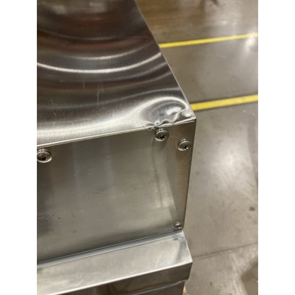 Scratch and Dent Avantco SS-PT-48-HC 46 3/4" 2 Door Stainless Steel Refrigerated Sandwich Prep Table