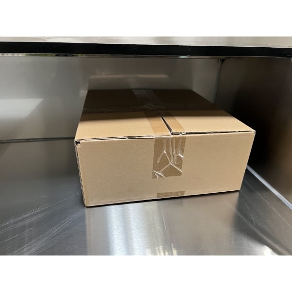 Scratch and Dent Regency 74" Basic Stainless Steel Portable Bar with Two Removable Speed Rails and Ice Bin