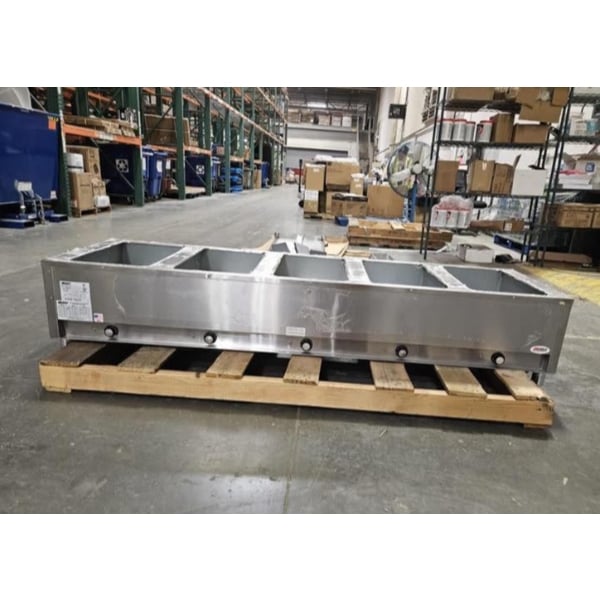 Scratch and Dent Eagle Group DHT5 Open Well Five Pan Electric Hot Food Table - 208V, 3 Phase