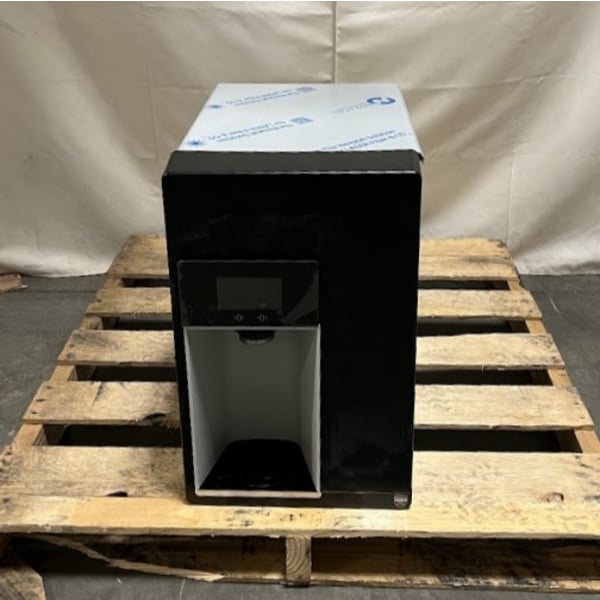 Scratch and Dent Follett 15CI114A-IW-CL-ST-00 Champion 15 Series Air-Cooled Chewblet Countertop Ice Maker and Water Dispenser with 15 lb. Storage Bin and Filter - 100 lb., 115V