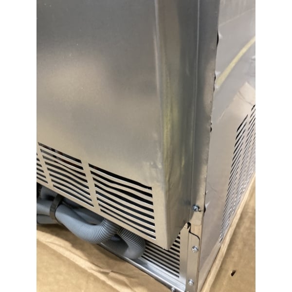 Scratch and Dent Avantco Ice UC-H-280-A 26" Air-Cooled Undercounter Half Cube Ice Machine with 80 lb. Storage Bin - 299 lb., 115V