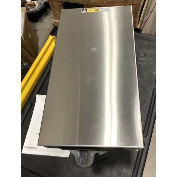 Scratch and Dent Curtis TLP12A Low-Profile 18" Automatic Airpot Brewer with Stainless Steel Finish - 120V, 1,500W