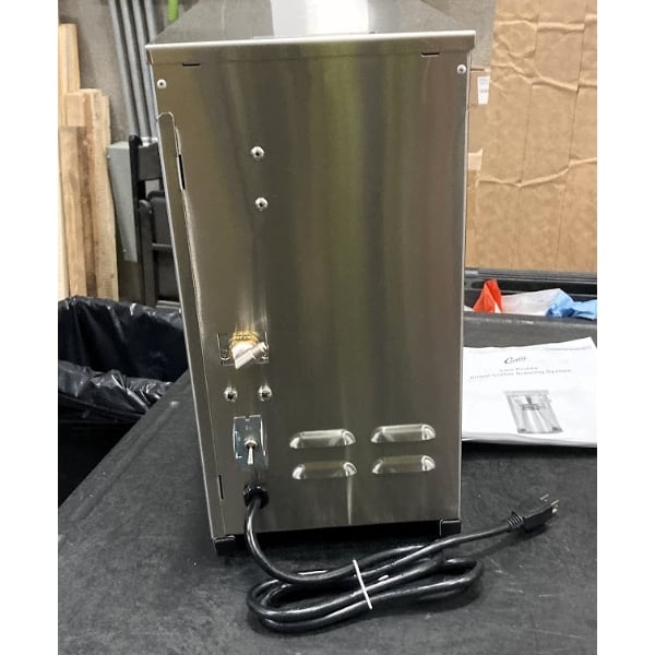 Scratch and Dent Curtis TLP12A Low-Profile 18" Automatic Airpot Brewer with Stainless Steel Finish - 120V, 1,500W