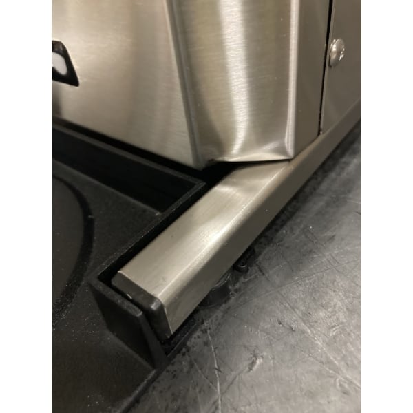 Scratch and Dent Curtis TLP12A Low-Profile 18" Automatic Airpot Brewer with Stainless Steel Finish - 120V, 1,500W