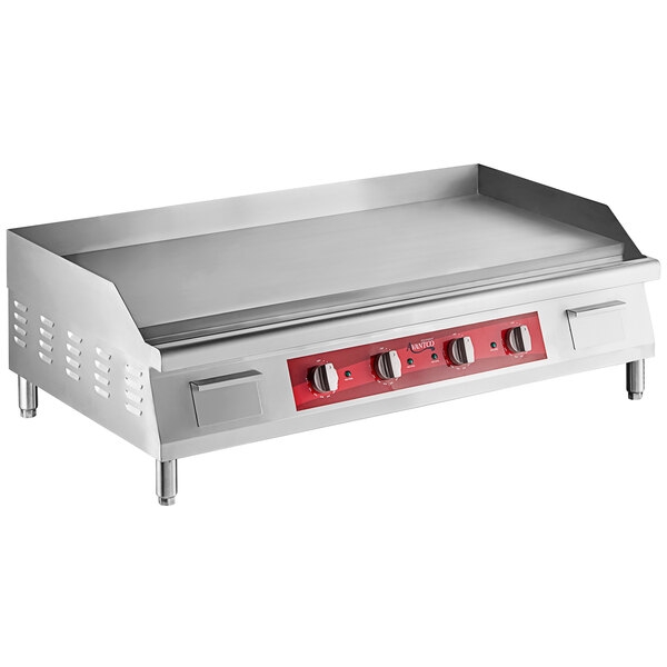 Scratch and Dent Avantco EG48N 48" Electric Countertop Griddle - 208/240V, 10 kW-14 kW