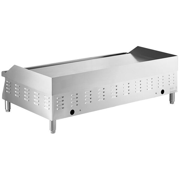 Scratch and Dent Avantco EG48N 48" Electric Countertop Griddle - 208/240V, 10 kW-14 kW