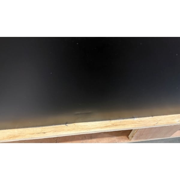 Scratch and Dent Avantco UBB-2G-HC 59" Black Counter Height Glass Door Back Bar Refrigerator with LED Lighting