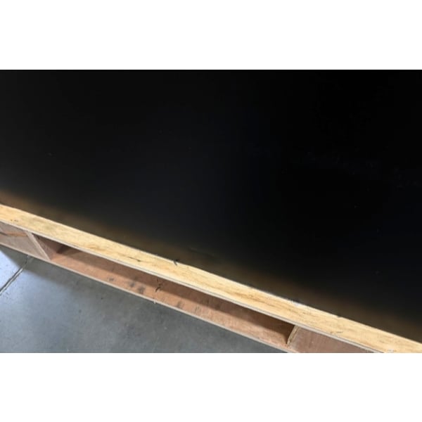 Scratch and Dent Avantco UBB-2G-HC 59" Black Counter Height Glass Door Back Bar Refrigerator with LED Lighting