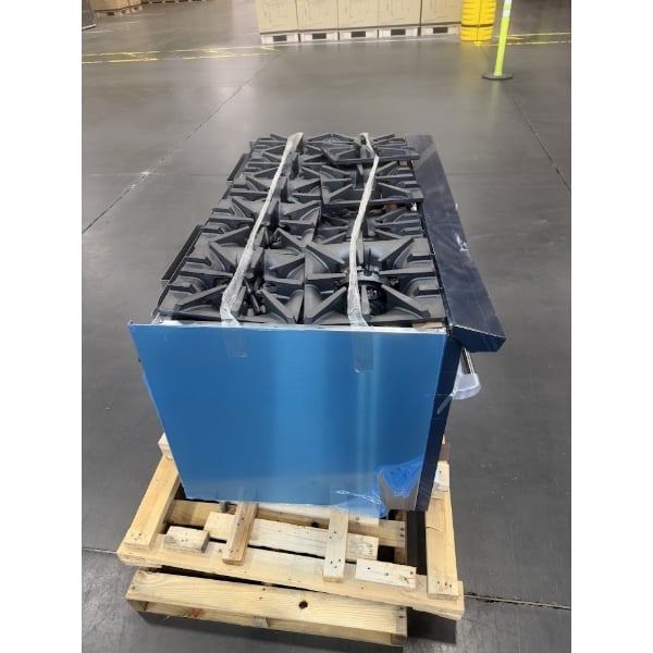 Scratch and Dent Garland G60-10CC Natural Gas 10 Burner 60" Range with 2 Convection Ovens - 406,000 BTU