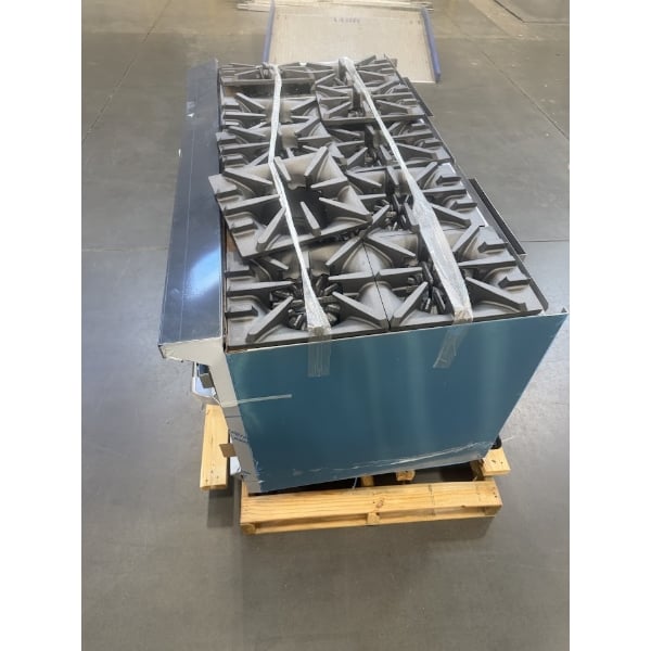 Scratch and Dent Garland G60-10CC Natural Gas 10 Burner 60" Range with 2 Convection Ovens - 406,000 BTU