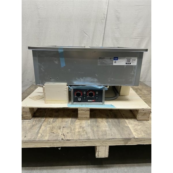 Scratch and Dent ServIt SDW-2H Two Pan Full Size Insulated Drop-In Hot Food Well - 208/240V