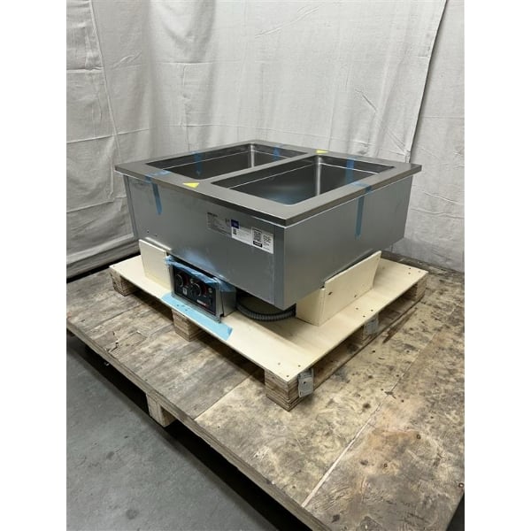 Scratch and Dent ServIt SDW-2H Two Pan Full Size Insulated Drop-In Hot Food Well - 208/240V