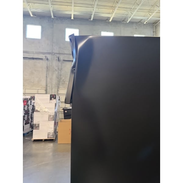 Scratch and Dent True GDM-47-HC-LD 54 1/8" Black Refrigerated Sliding Glass Door Merchandiser with LED Lighting