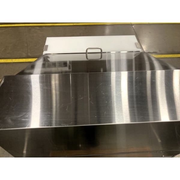 Scratch and Dent Avantco SS-PT-27M-HC 27" 1 Door Mega Top Stainless Steel Refrigerated Sandwich Prep Table