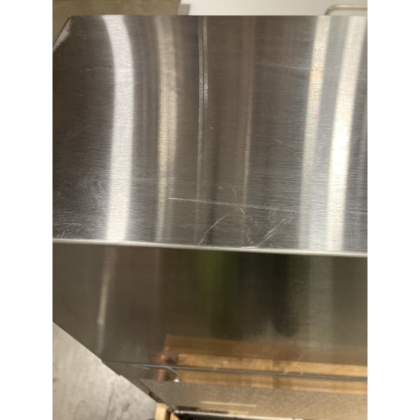 Scratch and Dent Avantco SS-PT-27M-HC 27" 1 Door Mega Top Stainless Steel Refrigerated Sandwich Prep Table