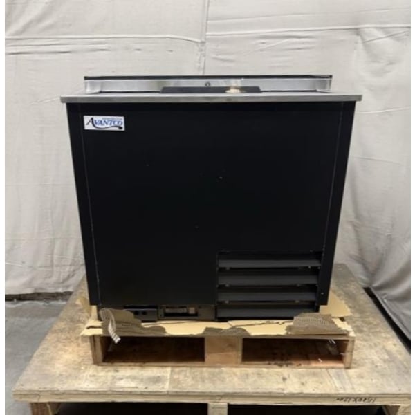 Scratch and Dent Avantco GF36-HC 36" Black Glass Froster / Plate Chiller - 115V