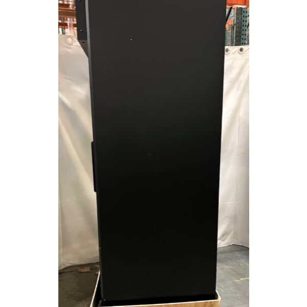 Scratch and Dent Avantco GDS-47-HC 53" Black Sliding Glass Door Merchandiser Refrigerator with LED Lighting